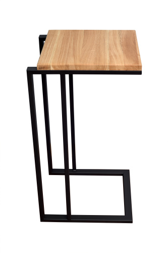 Столик кофейный приставной, черный фото 7