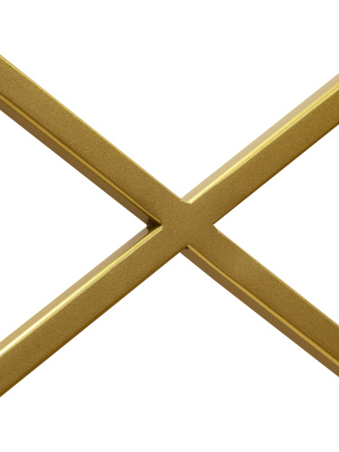 Стеллаж KARIN, золотой каркас сталь, полки керамика, 1750х550х300 фото 8