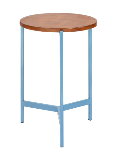 Столик кофейный ODRI, голубой/дуб фото 2